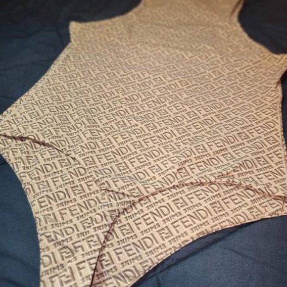 FENDI x SKIMS- High Neck Body Suit- PLUS SIZE - Picture 5 of 5